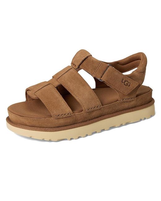 Ugg Brown Godenstar Strap Shoes 8 B