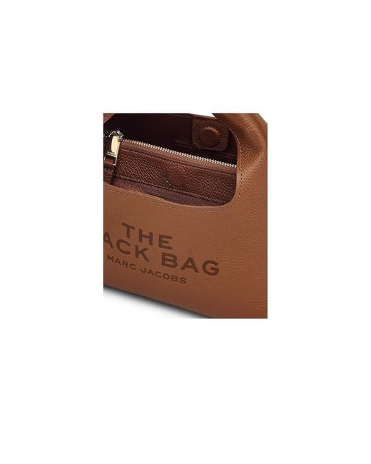 Marc Jacobs Brown The Mini Sack Bag Handbags, Leather