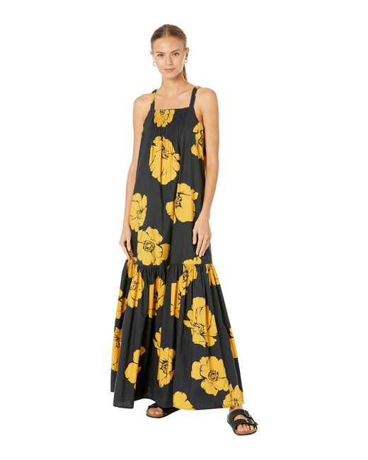Sundry Multicolor Floral Maxi Dress