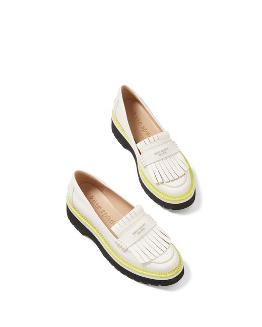 Kate Spade Metallic Caddy Loafers