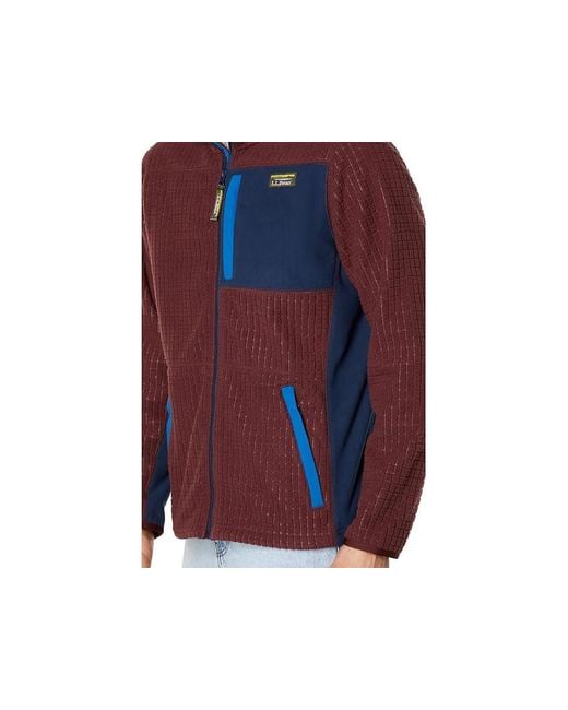 L.L. Bean Blue Mountain Classic Windproof Fleece Jacket Regular Clothing, Cotton/Fleece for men