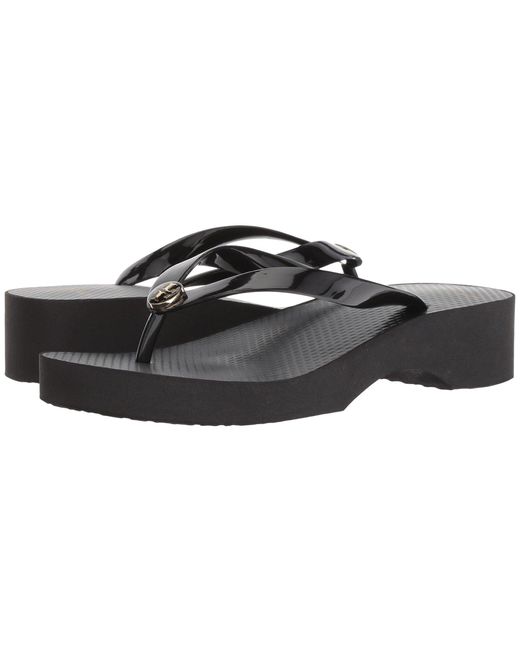 rubber wedge flip flops