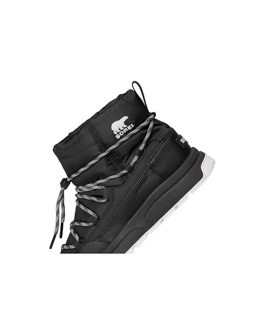 Sorel Black Whitney Iii Slip-On Waterproof Cold Weather Boots/Sea Salt 5.5 B