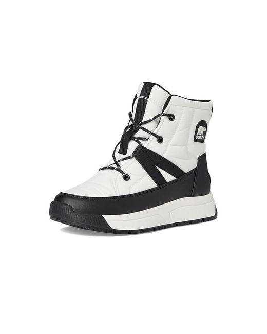 Sorel Black Whitney Iii Mid Waterproof Cold Weather Boots Sea Salt/ 6 B