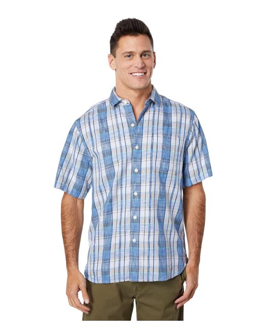 Tommy Bahama Cotton Tortola Surf Plaid in Blue for Men | Lyst
