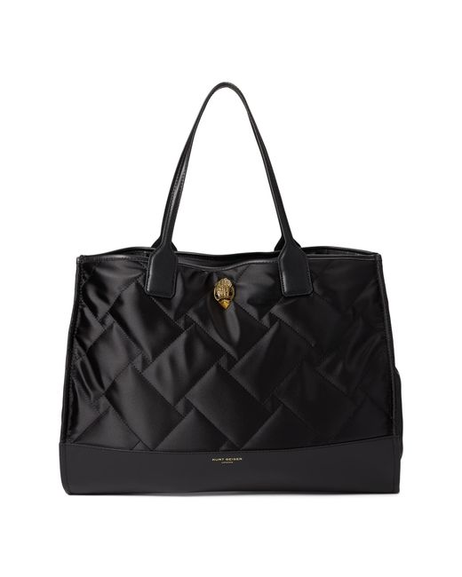 Kurt Geiger Synthetic Recycled Square Shopper in Black | Lyst