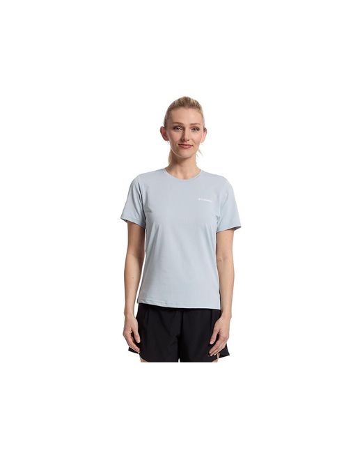 Columbia Black Wild Springstm Short Sleeve Clothing, Elastane/Polyester