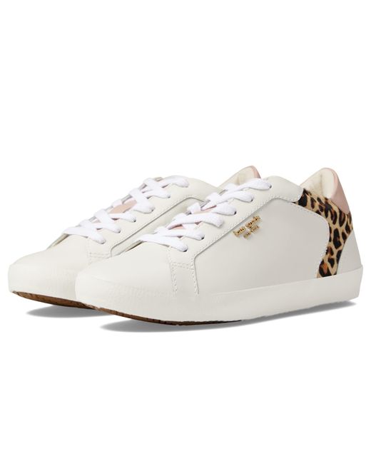 Kate Spade Leather Ace in Animal Print (White) Lyst
