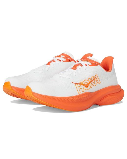 Hoka One One White Mach 6 Shoes 7 B