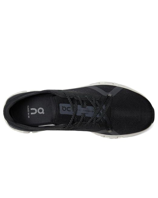 On Shoes Black Cloud X 4 Ad Walking Shoes/Asphalt, Rubber for men