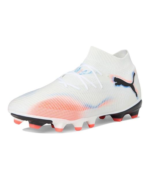 PUMA White Future 8 Pro Firm, Artificial Ground Soccer Cleats Soccer Shoes//Glowing 8 D for men