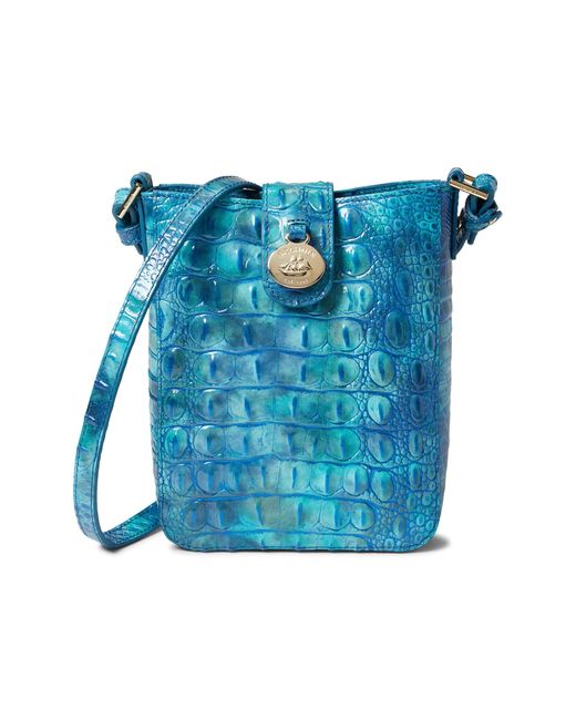 Brahmin Leather Melbourne Marley Crossbody in Blue Lyst