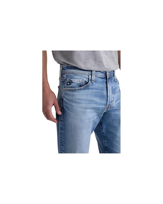 AG Jeans Blue Protege Classic Straight Jeans for men