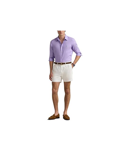 Polo Ralph Lauren Purple Long Sleeve Linen for men