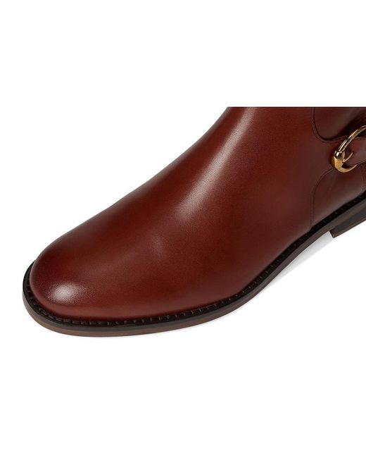 Cole Haan Brown Clover Stretch Boot Shoes 5 B