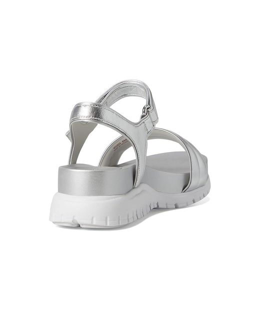 Cole Haan Black Zerogrand Ankle Strap Sandals Sandals Metallic/ 8 B