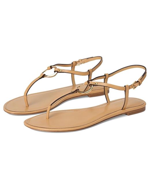 Tory Burch Black Ring Sandal Shoes, Leather