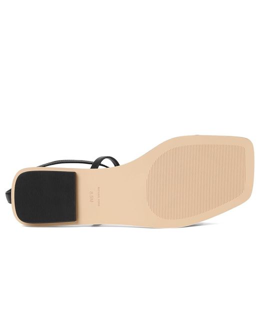 Michael Kors Black Lena Flat Sandal