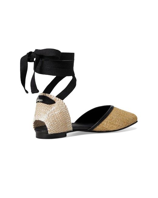 Castaner Black Gasby Flat Flat Shoes, Cotton