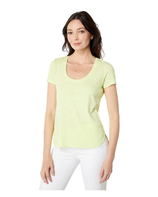 Tommy Bahama Cotton Ashby Isles Short Sleeve Tee in Yellow | Lyst