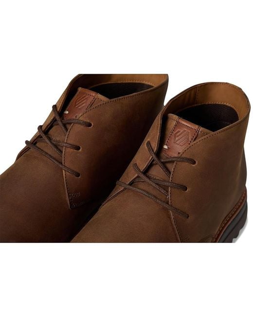 Johnston & Murphy Brown Braxton Chukka Boots 14 M (D) Leather for men