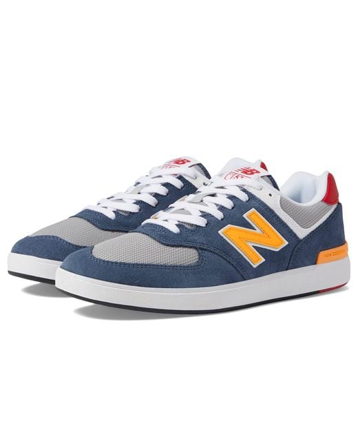 New Balance Numeric 574 Court in Blue Lyst New Balance Numeric 574 Court in Blue Lyst
