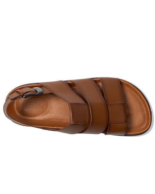 Allen Edmonds Brown Damien Fisherman Sandals Sandals 9 D (M) Suede for men