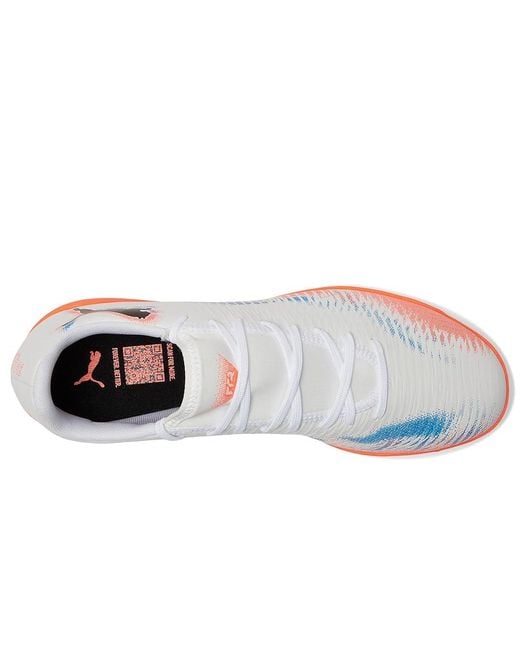 PUMA White Future 8 Play Turf Trainer Soccer Cleats Soccer Shoes//Glowing 10 D for men