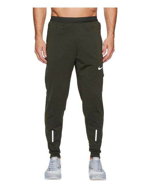 Nike Dry Phenom Running Pant in Green for Men | Lyst