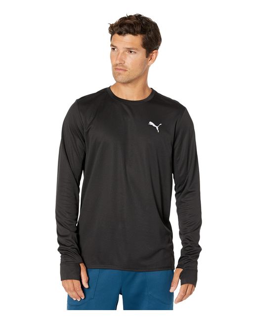 PUMA Synthetic Run Favorite Long Sleeve Tee in Black for Men - Save 29% -  Lyst