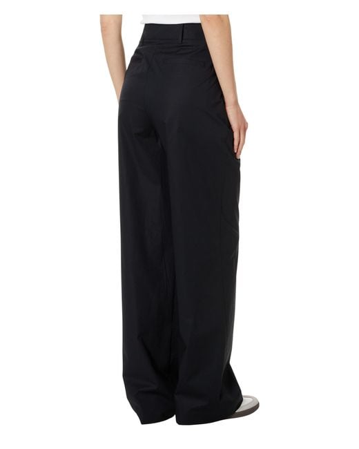 7 For All Mankind Black Pleated Trouser