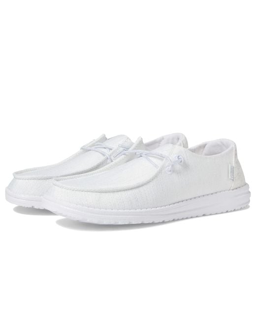 hey dude wendy linen white