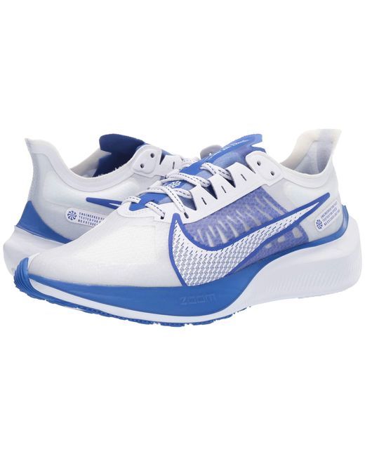 nike zoom gravity blue and white