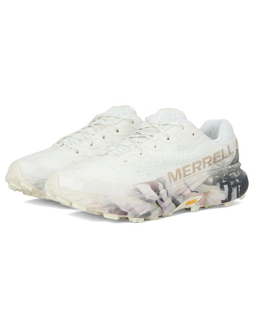 Merrell White Agility Peak 5 Aerial Running Shoes, Synthetic for men