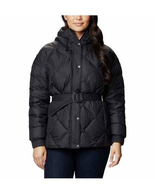 Columbia Black Icy Heights Belted Jacket