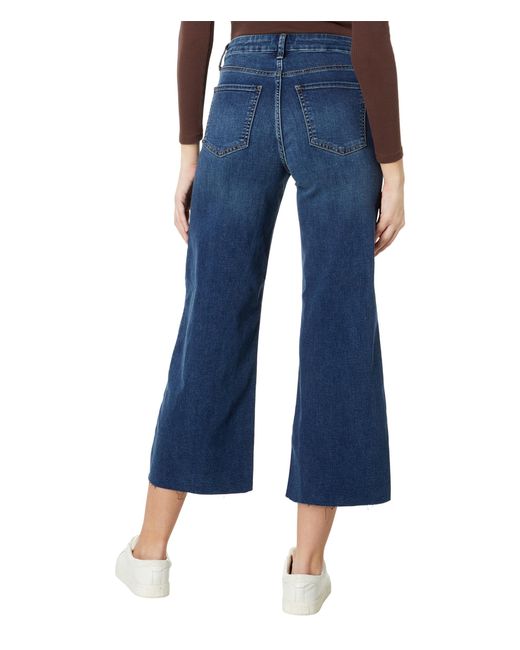 Kut From The Kloth Meg High-rise Fab Ab Wide Leg Raw Hem In Yielded in ...