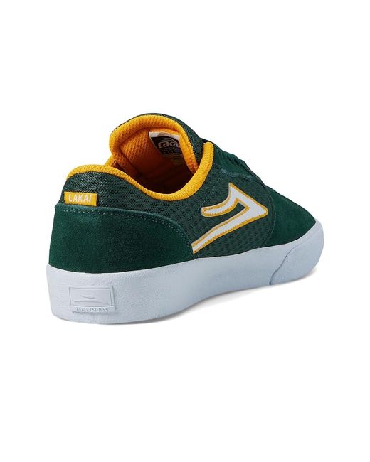 Lakai Green Cardiff Skate Shoes 14 D for men