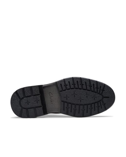 Clarks Uomo Solsbury Desert Boot caviglia, Pelle nera, 44 EU