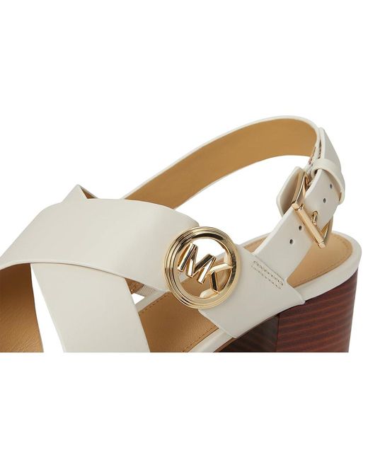 MICHAEL Michael Kors Metallic Vera Flex Mid Sandal Sandals, Leather