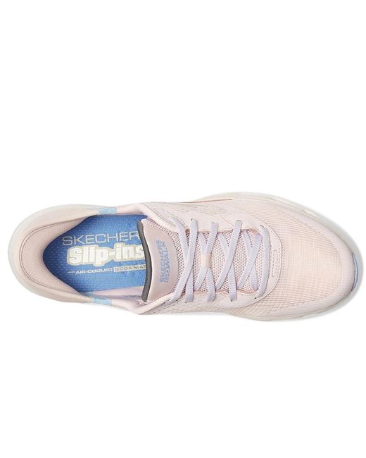 Skechers White Go Walk Glide Step 2.0 Belah Hands Free Slip-Ins Shoes 8.5 B