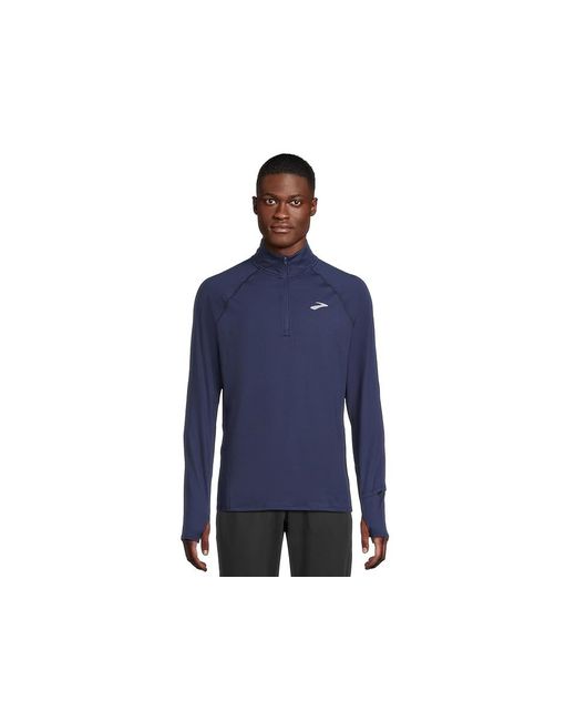 Brooks Blue Dash 1/4 Zip 3.0 Sweatshirt, Polyester/Spandex for men