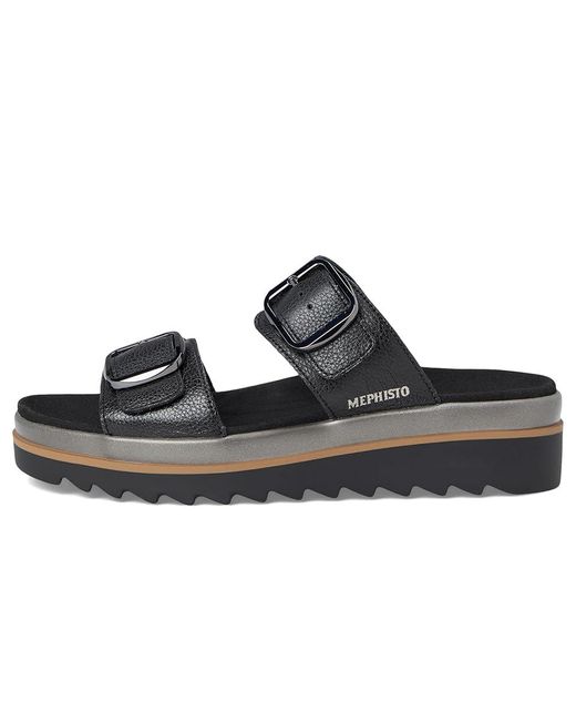 Mephisto Black Deria Sandals Eu 35 (Us 5) B