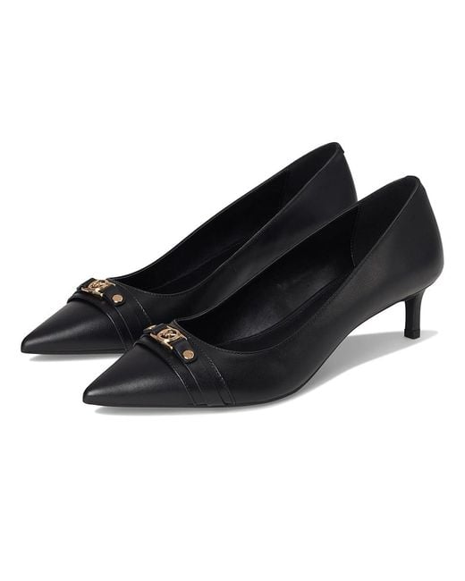 MICHAEL Michael Kors Black Mandy Flex Kitten Pump Shoes