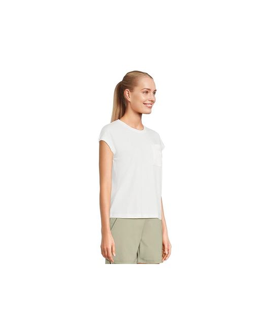 Columbia Black Boundless Trektm Short Sleeve T-Shirts Clothing, Elastane/Polyester