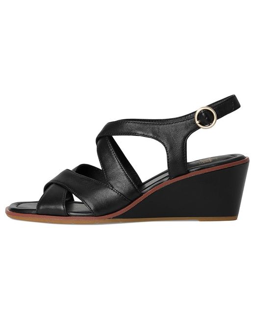 Söfft Black Gigi Sandals 10 M (B) Leather