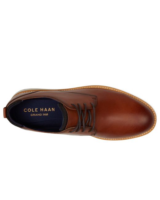 Cole Haan Brown Osborn Grand 360 Plain Toe Oxford for men