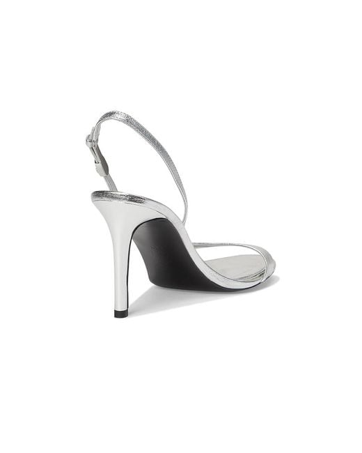Tory Burch Black Double T Buckle Heel Sandals 85 Mm Sandals, Leather