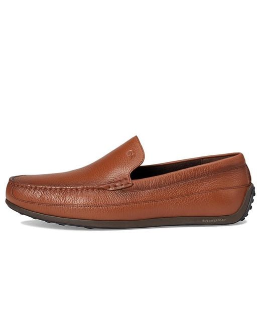Cole Haan Brown Hill Grand Venetian Driving Loafers Slip On Shoes British Tan/Java/ 11 D for men