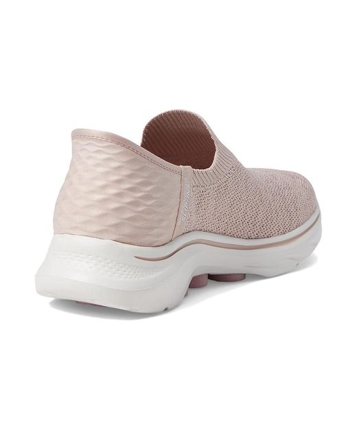 Skechers Pink Go Walk 7 Springtime Hands Free Slip-Ins (Light) Shoes