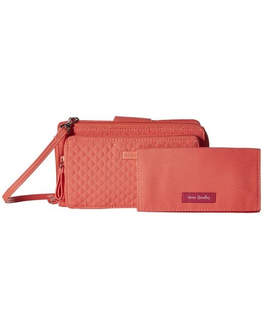 Vera Bradley Iconic Deluxe All Together Crossbody in Red Lyst